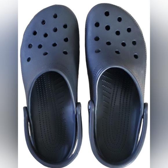 Navy Blue Crocs Size 11 - Picture 2 of 6
